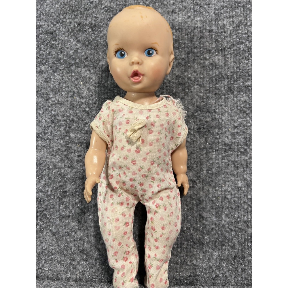Vintage 1972 Gerber Baby Doll 10" Drink & Wet - Original Sleeper Hong Kong Tag